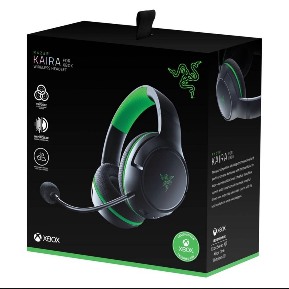 NEW Razer Kaira wireless headset. For XBox series X/S, Xbox One,windows 10PC